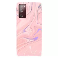 Laser Marble IMD TPU + PC Fall Protection Mobile Phone Case Cover for Samsung Galaxy S20 FE/S20 FE 5G/S20 Lite - CF3
