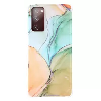 Laser Marble IMD TPU + PC Fall Protection Mobile Phone Case Cover for Samsung Galaxy S20 FE/S20 FE 5G/S20 Lite - CF5