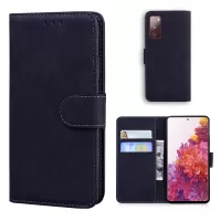 Wallet Stand Magnetic Clasp PU Leather Case for Samsung Galaxy S20 FE/S20 Fan Edition/S20 FE 5G/S20 Fan Edition 5G/S20 Lite/S20 Lite - Black