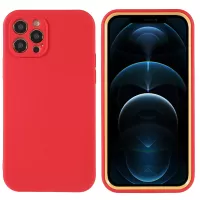 Precise Cutout PC Frame + TPU Back Case for iPhone 12 Pro 6.1 inch, Detachable 2-in-1 Anti-fall Phone Case - Red