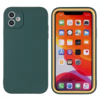 For iPhone 11 6.1 inch PC Frame + TPU Back Case Precise Cutout Detachable Phone Case Shell - Blackish Green