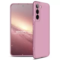 GKK For Samsung Galaxy S22+ 5G Anti-fingerprint Matte Shockproof Anti-drop Detachable Hard PC Phone Cover - Pink