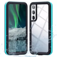 REDPEPPER A Series for Samsung Galaxy S22 5G [Support Fingerprint Unlock] Hybrid Phone Case Transparent Back IP68 Waterproof IP6X Dustproof - Green