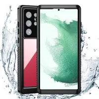 REDPEPPER FS Series Transparent Waterproof Hybrid Phone Back Case for Samsung Galaxy S22 Ultra 5G [Support Fingerprint Unlock] IP68 IP6X