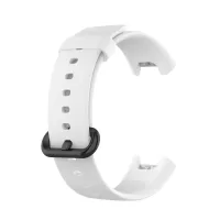 Soft Silicone Smart Watch Strap Replacement Watch Band for Xiaomi Redmi Watch / Mi Watch Lite - White