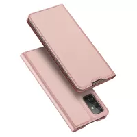 DUX DUCIS Skin Pro Series Card Slot Stand Leather Cell Phone Case Shell for Samsung Galaxy A82 5G/Quantum 2 - Pink