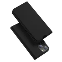 DUX DUCIS Skin Pro Series Scratch-Resistant Folio Flip Leather Case for iPhone 13 mini 5.4 inch with Stand and Card Holder - Black