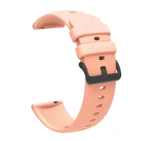 Sporty Waterproof Watch Band Premium Universal Silicone Rubber 22mm Replacement Straps with Black Buckle for Huawei Watch 3 / Samsung Gear S3 Frontier / S3 Classic - Pink