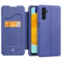 DUX DUCIS Skin X Series Auto Closing Magnet PU Leather Stand Phone Case with Card Holder for Samsung Galaxy A13 5G - Blue
