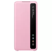 Samsung Galaxy S20 Clear View Cover EF-ZG980CPEGEU (Open Box - Excellent) - Pink