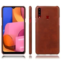 KSQ Elegant Slim Samsung Galaxy A20s Cover - Brown