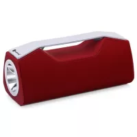 NewRixing NR2028 Outdoors Bluetooth Speaker / Flashlight - Red