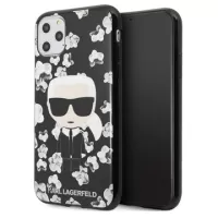 Karl Lagerfeld Flower iPhone 11 Pro TPU Case - Black