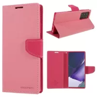 Mercury Fancy Diary Samsung Galaxy Note20 Ultra Wallet Case - Pink