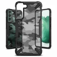 Ringke Fusion X Design Samsung Galaxy S22 5G Hybrid Case - Camouflage