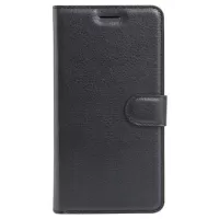 Huawei Y5II Textured Wallet Case - Black