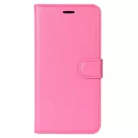 Huawei Honor 9 Textured Wallet Case - Hot Pink