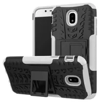 Samsung Galaxy J5 (2017) Anti-Slip Hybrid Case - White / Black