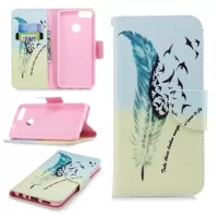 Huawei P Smart Wonder Series Wallet Case - Birds