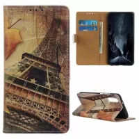 Glam Series Samsung Galaxy A50 Wallet Case - Eiffel Tower
