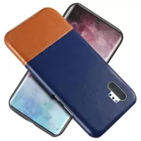 KSQ Bi-Color Series Samsung Galaxy Note10+ Case - Dark Blue / Light Brown