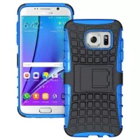 Samsung Galaxy S7 Edge Anti-Slip Hybrid Case - Black / Blue