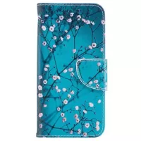 Samsung Galaxy J3 (2017) Wonder Series Wallet Case - White Flowers