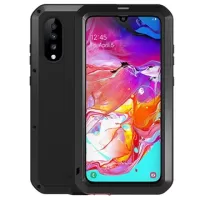 Love Mei Powerful Samsung Galaxy A70 Hybrid Case - Black