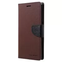 Mercury Goospery Fancy Diary Samsung Galaxy Note9 Wallet Case - Brown