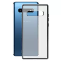 Ksix Metal Flex Samsung Galaxy S10+ TPU Case - Grey / Transparent
