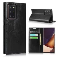 Samsung Galaxy Note20 Ultra Wallet Leather Case with Kickstand (Open Box - Excellent) - Black