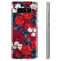 Samsung Galaxy Note8 TPU Case - Vintage Flowers