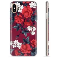 iPhone XS Max TPU Case - Vintage Flowers