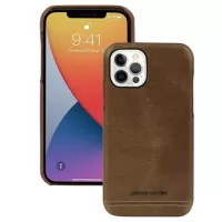 iPhone 12 Pro Max Pierre Cardin Leather Coated Case - Brown