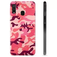 Samsung Galaxy A20e TPU Case - Pink Camouflage