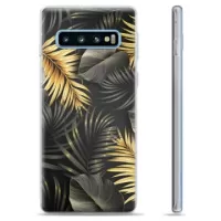 Samsung Galaxy S10 TPU Case - Golden Leaves