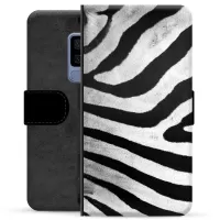 Samsung Galaxy S9+ Premium Wallet Case - Zebra