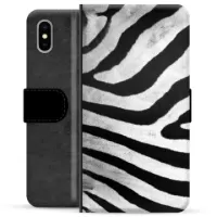 iPhone X / iPhone XS Premium Wallet Case - Zebra