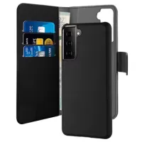 Puro 2-in-1 Samsung Galaxy S21+ 5G Magnetic Wallet Case - Black