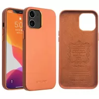 Qialino Premium iPhone 12/12 Pro Leather Case - Brown