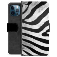 iPhone 12 Pro Premium Wallet Case - Zebra