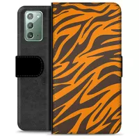 Samsung Galaxy Note20 Premium Wallet Case - Tiger
