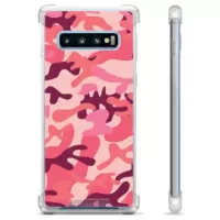 Samsung Galaxy S10+ Hybrid Case - Pink Camouflage