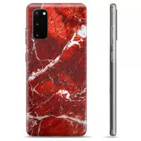 Samsung Galaxy S20 TPU Case - Red Marble