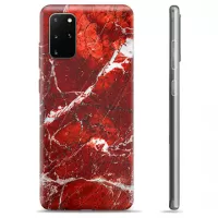 Samsung Galaxy S20+ TPU Case - Red Marble