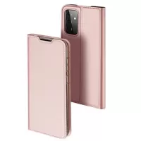 Dux Ducis Skin Pro Samsung Galaxy A72 5G Flip Case with Card Slot - Pink