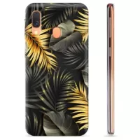 Samsung Galaxy A40 TPU Case - Golden Leaves