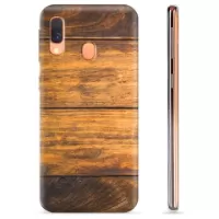 Samsung Galaxy A40 TPU Case - Wood