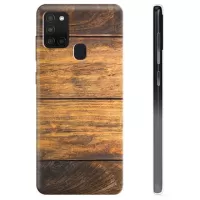 Samsung Galaxy A21s TPU Case - Wood