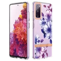 Flower Series Samsung Galaxy S20 FE TPU Case - Purple Begonia